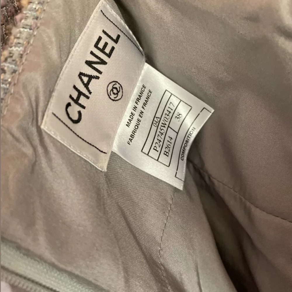 Chanel CC  Tweed Skirt size 38 - Picture 4 of 6